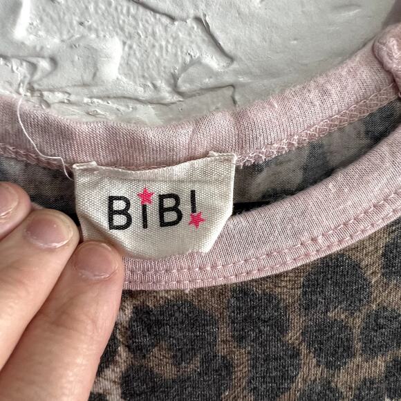 BiBi cheetah print cut out t shirt size medium - Picture 3 of 5